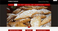 Desktop Screenshot of cuisineetpartage.com